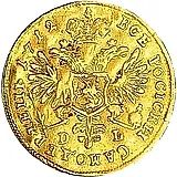 1 червонец 1712, D-L-G, голова средняя