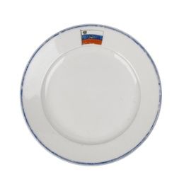 Фарфоровая тарелка "Добровольный флот" из русского сервиса