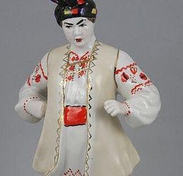 Русская фарфоровая фигурка изделие из фарфора, выполненное в русском стиле.