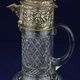 LUXURIOUS SILVER DECANTER IN HISTORISM STYLE
