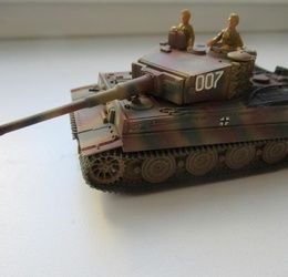Модель танка Тигр танкового аса Михаэля Виттмана