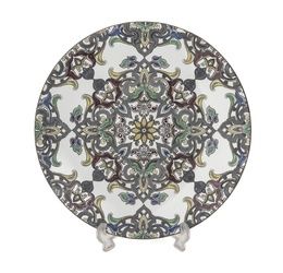 Декоративная тарелка Кузнецова: фарфор, конец XIX века
