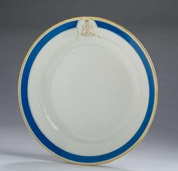 Фарфоровая тарелка Великой Княгини Ксении Александровны, 1891-1917