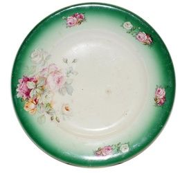 Антикварная фарфоровая тарелка от Кузнецова XIX века.