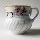 Porcelain Teacup & Saucer, Kuznetsov Russian Imperial Factory 1890s
