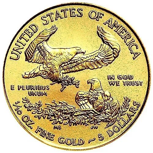 5 долларов 2018, Американский золотой Орёл (American Gold Eagle) [США]