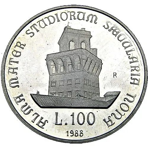 100 лир 1988, 900 лет Болонскому университету [Италия]