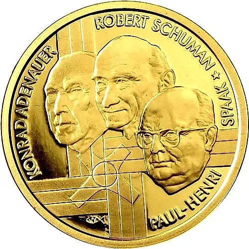 100 евро 2002, основатели ЕС [Бельгия] Proof