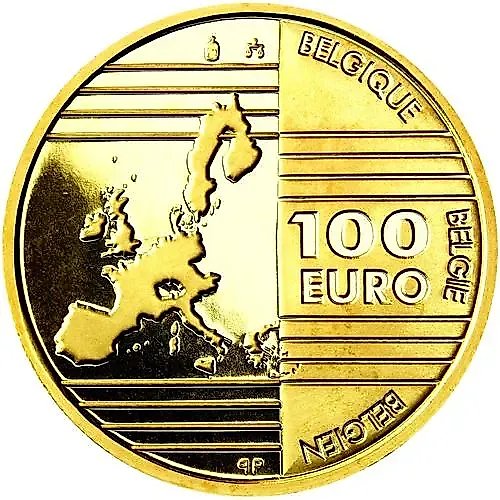 100 евро 2002, основатели ЕС [Бельгия] Proof