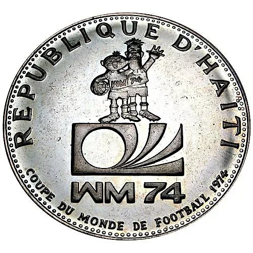 50 гурдов 1973, ЧМ по футболу [Гаити] Proof