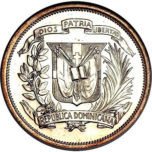 ½ Peso 1937-1961 [Dominica / Dominican Republic]