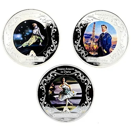 Coin Set "Russian Seasons in Paris" 2009
