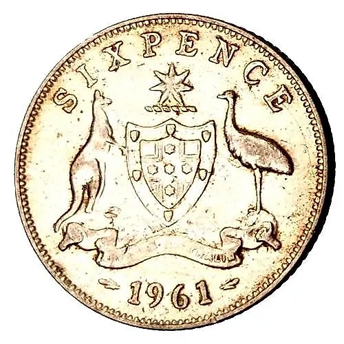 6 Pence 1961 [Australia]