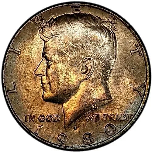 50 центов 1980, P [США]