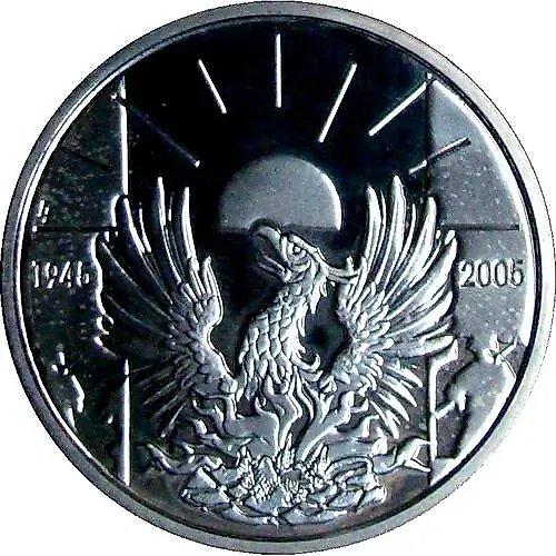 10 евро 2005, 60 лет мира [Бельгия] Proof