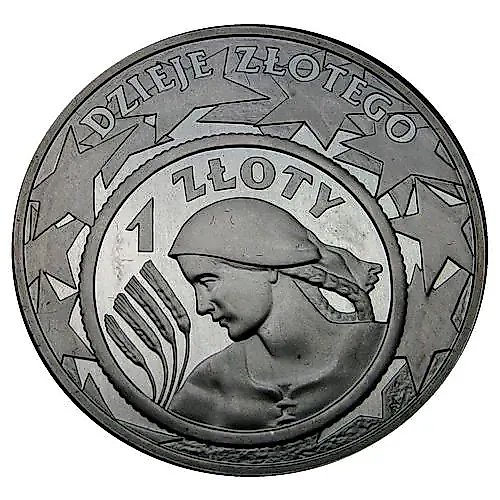 10 Zlotych 2004, History of the Zloty [Poland] Proof