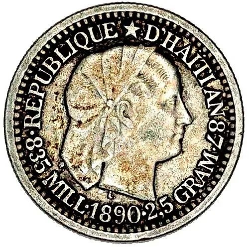 10 сантимов 1890 [Гаити]