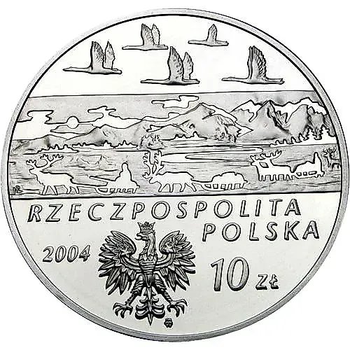 10 Zlotych 2004, Czekanowski [Poland] Proof