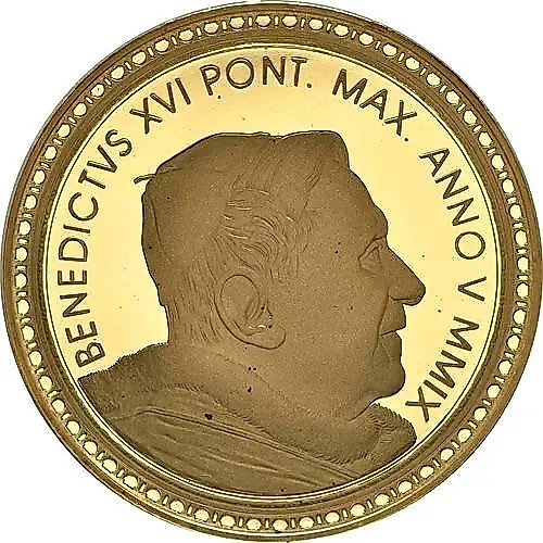 100 евро 2009, грехопадение [Ватикан] Proof