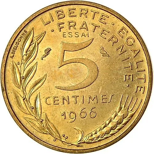 5 сантимов 1966 [Франция]
