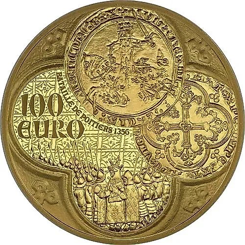 100 евро 2015, сеятельница [Франция] Proof