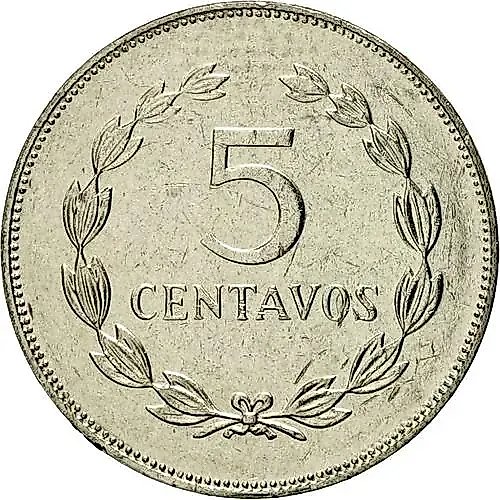5 сентаво 1991 [Сальвадор]