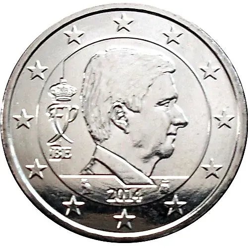50 Euro Cents 2014, Regular Strike Belgium (Philippe) [Belgium]