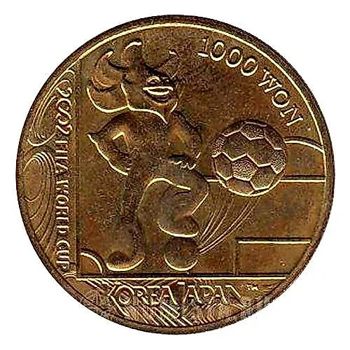 1000 вон 2001, Чемпионат мира по футболу 2002 [Корея]