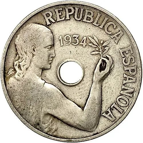 25 сентимо 1934 [Испания]