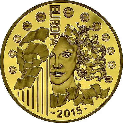 200 Euro 2015, 70 Years of Peace in Europe [France] Proof