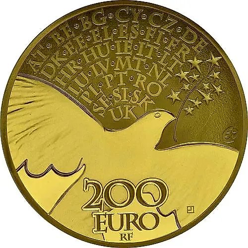 200 Euro 2015, 70 Years of Peace in Europe [France] Proof