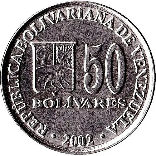 50 боливаров 2002 [Венесуэла]