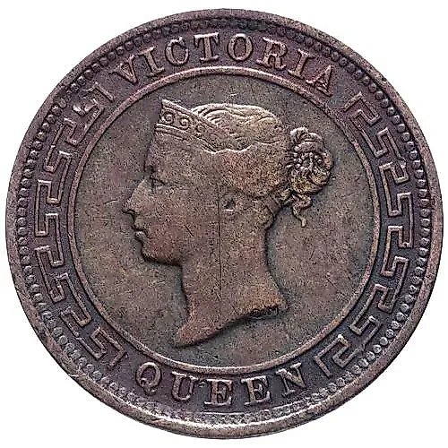 ½ цента 1870-1901 [Шри-Ланка]