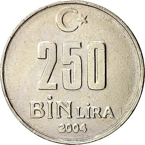 250000 лир 2004 [Турция]