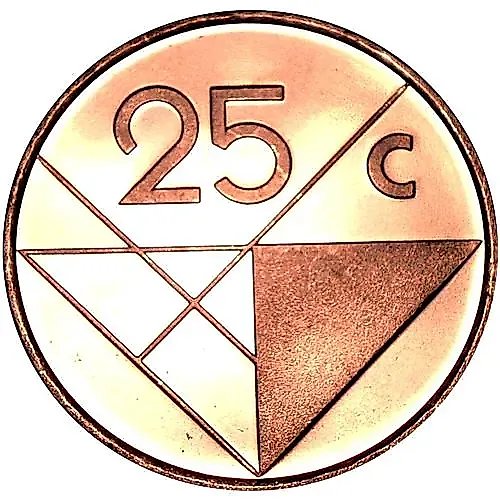25 центов 1988 [Аруба]