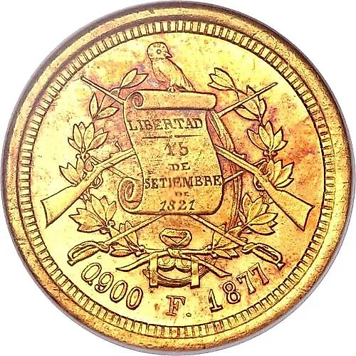 5 Pesos 1872-1878 [Guatemala]