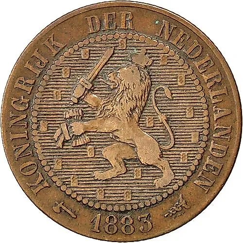 2 1/2 цента 1883 [Нидерланды]