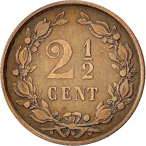 2 1/2 цента 1883 [Нидерланды]