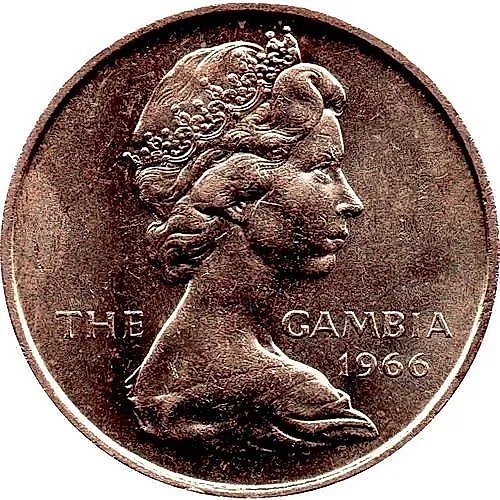 4 шиллинга 1966 [Гамбия]