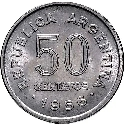 50 сентаво 1956 [Аргентина]