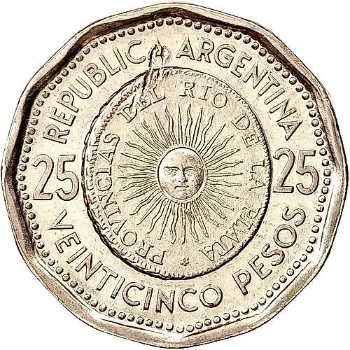 25 Pesos 1965 [Argentina]