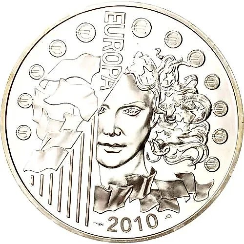 10 евро 2010, 1100 лет Аббатству Клюни [Франция]