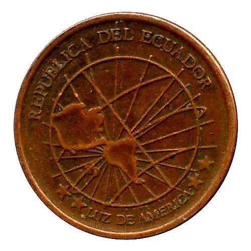 1 Centavo 2003, Brass (Non-Magnetic) [Ecuador]