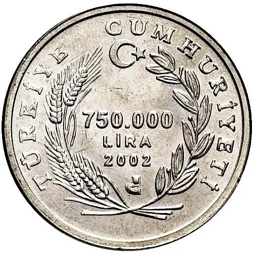 750000 лир 2002, Фауна Турции - Коза [Турция]