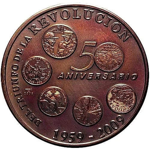 1 песо 2009, 50 лет Революции - монеты [Куба]