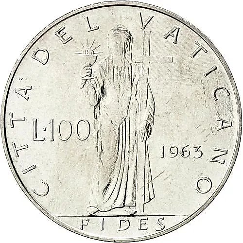 100 лир 1963 [Ватикан]