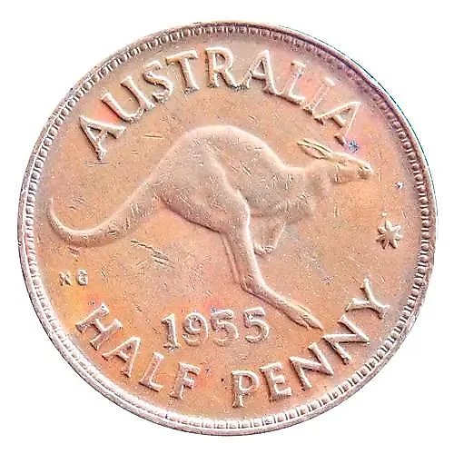 1/2 Penny 1955 [Australia]