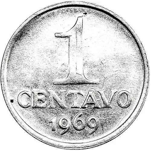 1 сентаво 1969 [Бразилия]