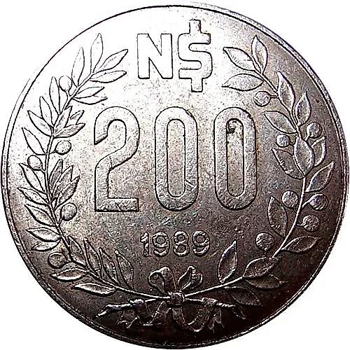 200 новых песо 1989 [Уругвай]