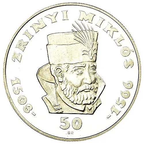 50 форинтов 1966, 400 лет со дня смерти Миклоша Зриньи [Венгрия]